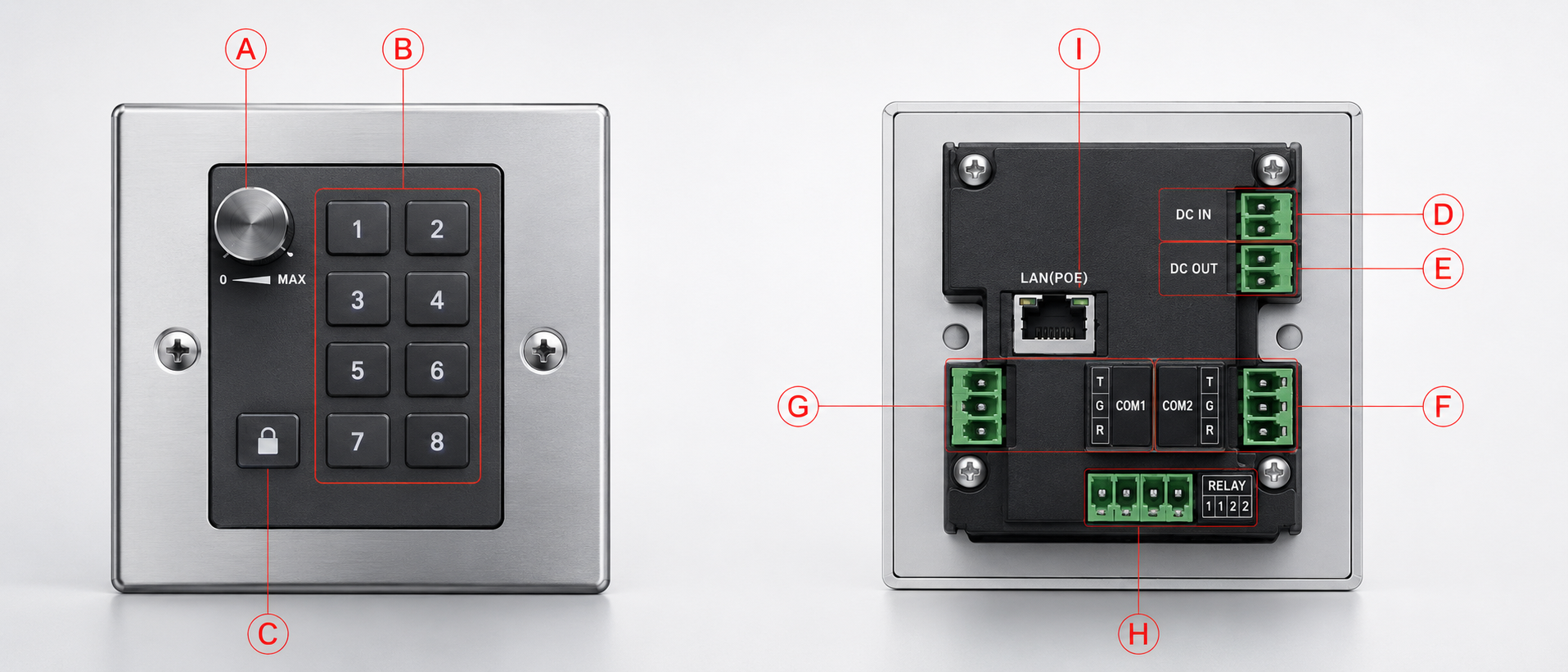 CP1100_B product front and rear diagram